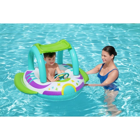 Piepūšamā laiva ar jumtu 107x122 cm BestWay 34149 Piepūšamā laiva ar jumtu 107x122 cm BestWay 34149