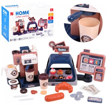 Kafijas bodīte ar vitrīnu un kasi 58185