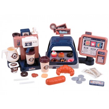 Kafijas bodīte ar vitrīnu un kasi 58185