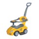 Stumjamā mašīna 3in1 MEGA CAR yellow BabyMix 45840 [Akcija]