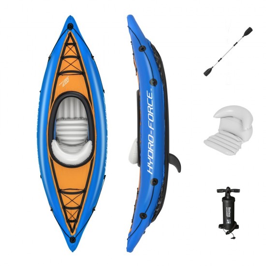 Piepūšams kajaks Hydro-Force 275x81 cm Bestway 65115 (10690) Akcija Piepūšams kajaks Hydro-Force 275x81 cm Bestway 65115 (10690) Akcija