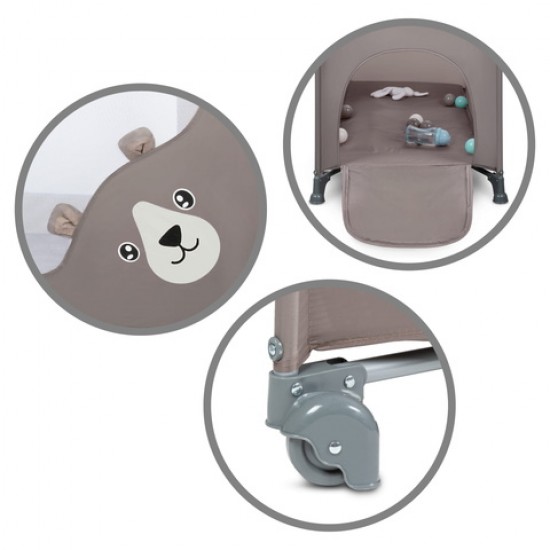 Saliekamā gulta BLISSY BASIC beige Kidwell [A]
