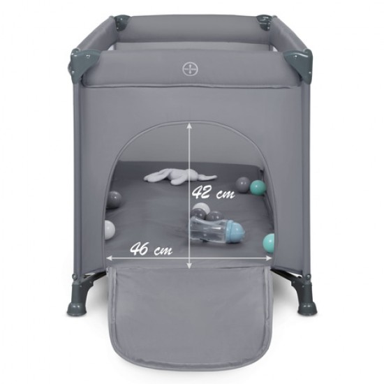 Saliekamā gulta BLISSY BASIC grey Kidwell [A]*