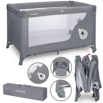 Saliekamā gulta BLISSY BASIC grey Kidwell [A]