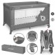 Saliekamā gulta BLISSY DUO grey (divstāvu) [A]