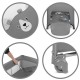 Saliekamā gulta BLISSY DUO grey (divstāvu) [A]