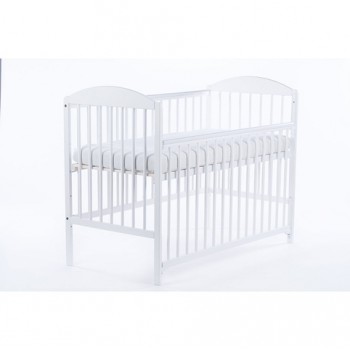 Gulta LULAYA baltā ar nolaižamo sānu (Drewex) [A]