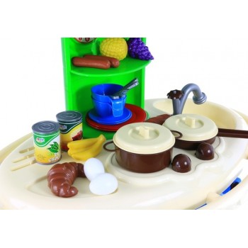 Bērnu virtuve 100x64 cm ar aksesuāriem Marmat 0037 [A]