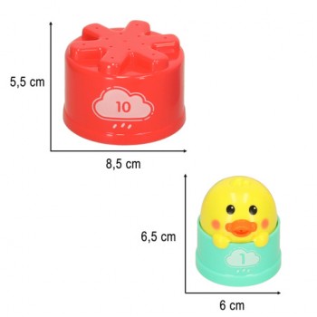 Rotaļlieta vannai TORNIS-PIRAMĪDA 3590 Rotaļlieta vannai TORNIS-PIRAMĪDA 3590