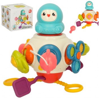 Sensora rotaļlieta-zobgrauznis 8-in1 Montessori KX3611 [A]