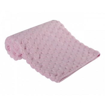 Plediņš CUBE 80x90 cm 46140 pink Plediņš CUBE 80x90 cm 46140 pink