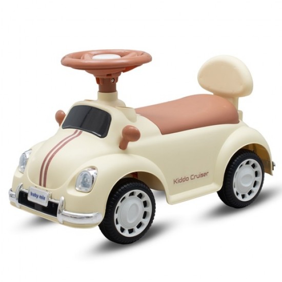 Stumjamā mašīna (toolcar) KIDDO CRUISER beige 57458 Stumjamā mašīna (toolcar) KIDDO CRUISER beige 57458