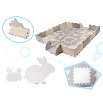 Paklājiņš-puzle 36 el. GREY-ECRI KX6269 [A]