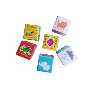 Mīkstie klucīši 6 gab. BL015 Mīkstie klucīši 6 gab. BL015