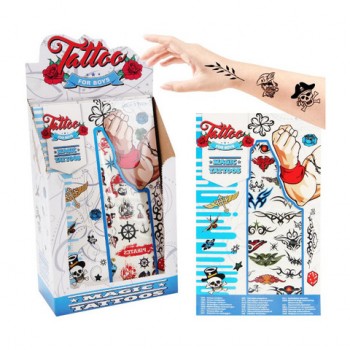 Komplekts ar tatū-uzlīmēm BOY H7622 Komplekts ar tatū-uzlīmēm BOY H7622