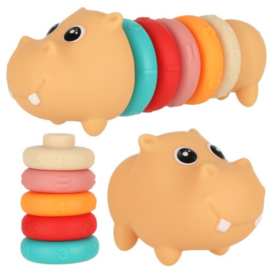 Sensora rotaļlieta-piramīda HIPPO KX4394 Sensora rotaļlieta-piramīda HIPPO KX4394