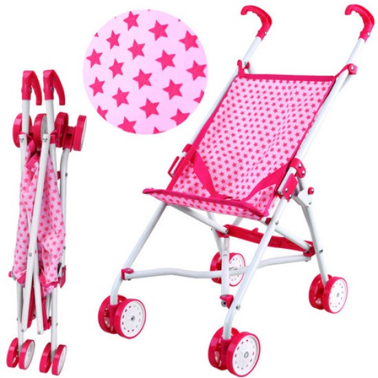 Leļļu ratiņi ZA4545 pink Leļļu ratiņi ZA4545 pink