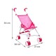 Leļļu ratiņi ZA4545 pink Leļļu ratiņi ZA4545 pink
