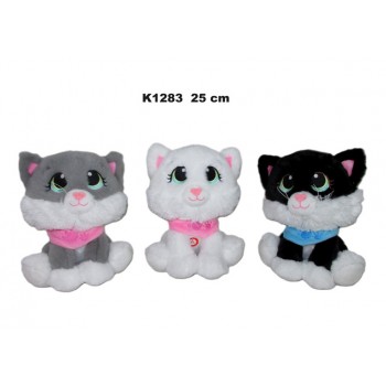 Kaķis 25 cm ar skaņu K1283 Kaķis 25 cm ar skaņu K1283