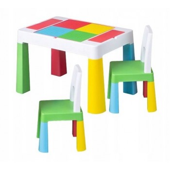 Galdiņš+ 2 krēsliņi MULTIFUN multicolor MF-006-134