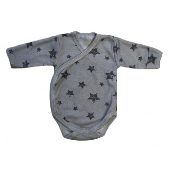 Bodijs-kabata ar cimdiņu 62 cm Grey Stars 307