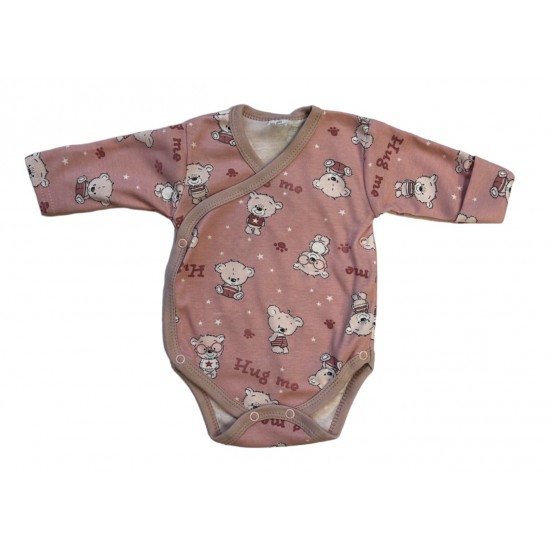 Bodijs-kabata ar cimdiņu 62 cm Pink Teddy 307 Bodijs-kabata ar cimdiņu 62 cm Pink Teddy 307