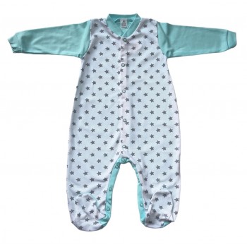 Rompers Green Stars  80 cm (602)