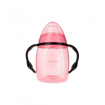 Krūze ar mīksto uzgali AKUKU A0429 pink Krūze ar mīksto uzgali AKUKU A0429 pink