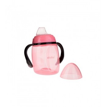 Krūze ar mīksto uzgali AKUKU A0429 pink Krūze ar mīksto uzgali AKUKU A0429 pink