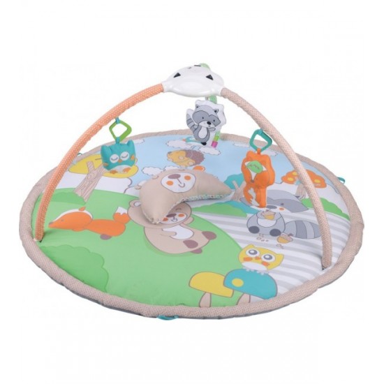 Attīstošais paklāiņš XXL FOREST FRIENDS 110x110 cm SunBaby B05.043.1.1 [Akcija]