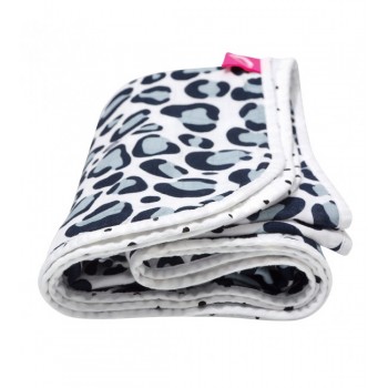 Muslīna sega divslāņu PRE-WASHED 95x100 cm blue ocelot 056/166 Akcija