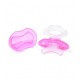 Silikona zobu riņķis-masētājs BabyOno 1008/02 pink Silikona zobu riņķis-masētājs BabyOno 1008/02 pink