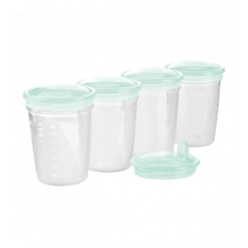 Konteineri ēdiena/piena uzglabāšanai (4 gab.) BabyOno 1028 Konteineri ēdiena/piena uzglabāšanai (4 gab.) BabyOno 1028