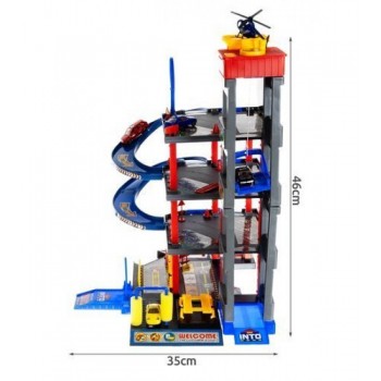 Parkings 4-stāvu ar mašīnām un helikopteru 11606 Akcija Parkings 4-stāvu ar mašīnām un helikopteru 11606 Akcija