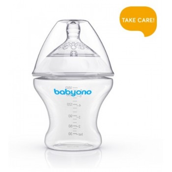 Pudele anti-colic NATURAL NURSING (180 ml) BabyOno 1450 Pudele anti-colic NATURAL NURSING (180 ml) BabyOno 1450