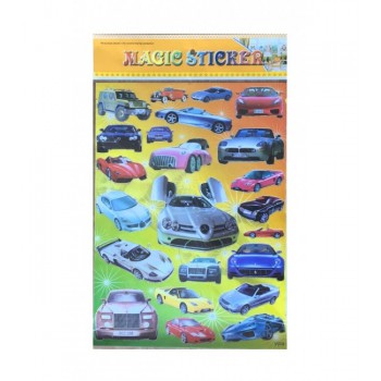 Uzlīmju komplekts CARS 40x28 cm 16996