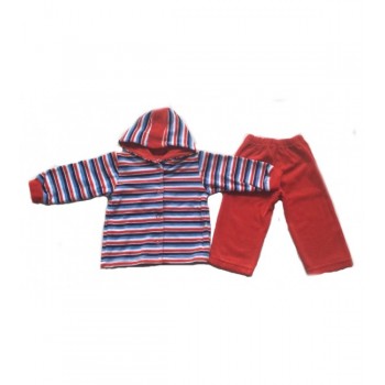 Komplekts velūra 80 cm 19021 red stripes-Izpārdošana Komplekts velūra 80 cm 19021 red stripes-Izpārdošana