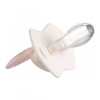 Mānekļi "ROYAL BABY" silikona simetriskās formas 0-6 mēn., Canpol 22/650 pink (2 gab.) [A]