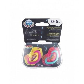 Mānekļi "NEON LOVE" silikona simetriskās formas 0-6 mēn., Canpol 22/652 pink (2 gab.) Mānekļi "NEON LOVE" silikona simetriskās formas 0-6 mēn., Canpol 22/652 pink (2 gab.)