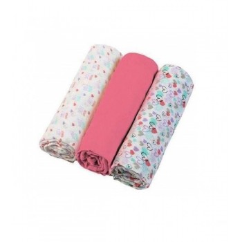 Muslīna autiņu komplekts SUPER SOFT (3 gab.) raspberry BabyOno 348/02 Muslīna autiņu komplekts SUPER SOFT (3 gab.) raspberry BabyOno 348/02