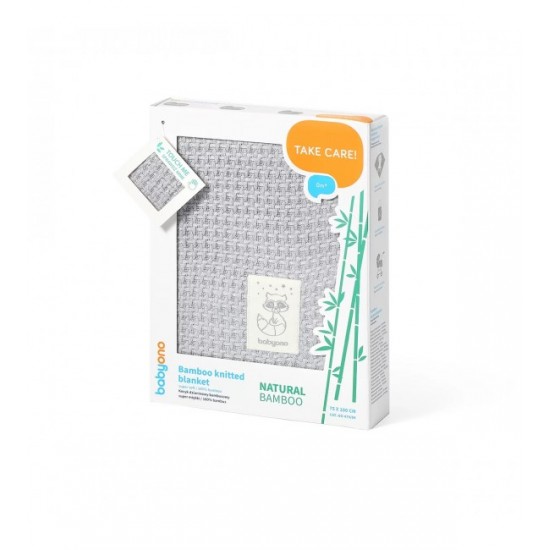 Trikotāžas sedziņa BAMBOO BabyOno 479/04 grey [Akcija]
