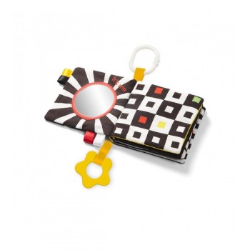 Mīkstā grāmatiņa MY CONTRAST BOOK BabyOno 543 Mīkstā grāmatiņa MY CONTRAST BOOK BabyOno 543