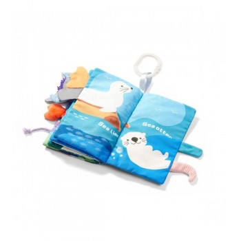 Mīkstā grāmatiņa GO TO THE OCEAN BabyOno 544 Mīkstā grāmatiņa GO TO THE OCEAN BabyOno 544