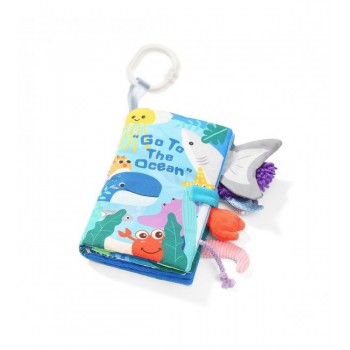 Mīkstā grāmatiņa GO TO THE OCEAN BabyOno 544 Mīkstā grāmatiņa GO TO THE OCEAN BabyOno 544