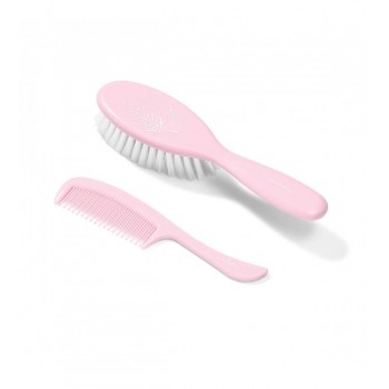 Matu suka un ķemme SUPER SOFT&ULTRA THIN BabyOno 569/03 pink