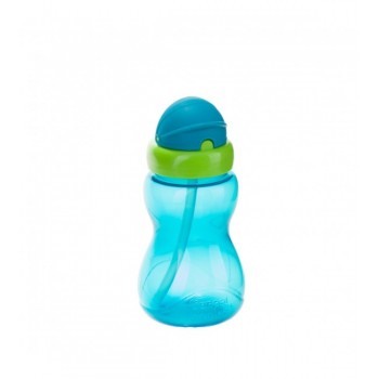 Pudele-bidons ar salmiņu Canpol 56/109 blue Pudele-bidons ar salmiņu Canpol 56/109 blue