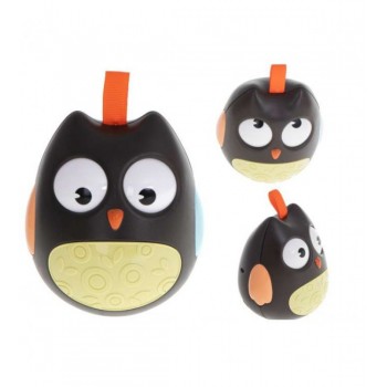 Rotaļlieta OWL Rolly-Polly KIK-5985/1 black Rotaļlieta OWL Rolly-Polly KIK-5985/1 black