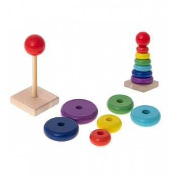 Koka piramīda 13,5 cm KIK-6215 Koka piramīda 13,5 cm KIK-6215