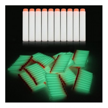 Fluorescējošo mīksto patronu komplekts NERF 10 gab. KIK-6803 Fluorescējošo mīksto patronu komplekts NERF 10 gab. KIK-6803