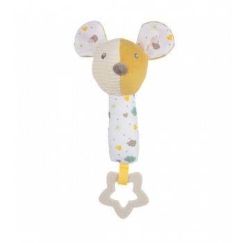 Rotaļlieta ar pīkstuli un zobgrauzi MOUSE Canpol 77/205
